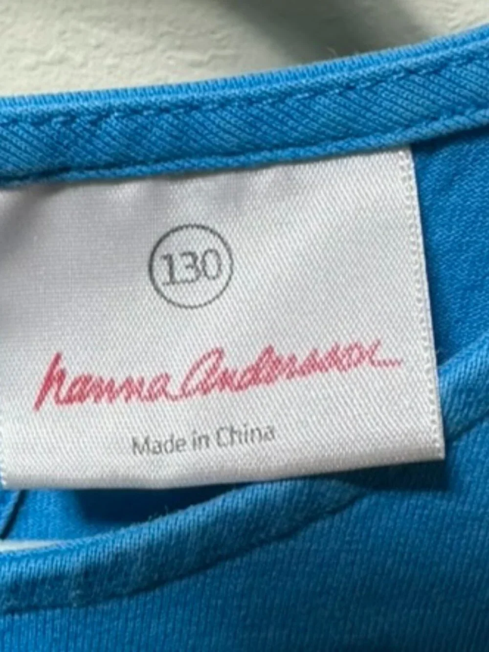 Hanna Andersson Colorblock Long Sleeve‎ Twirl 100% Cotton Size 130 cm/ 8